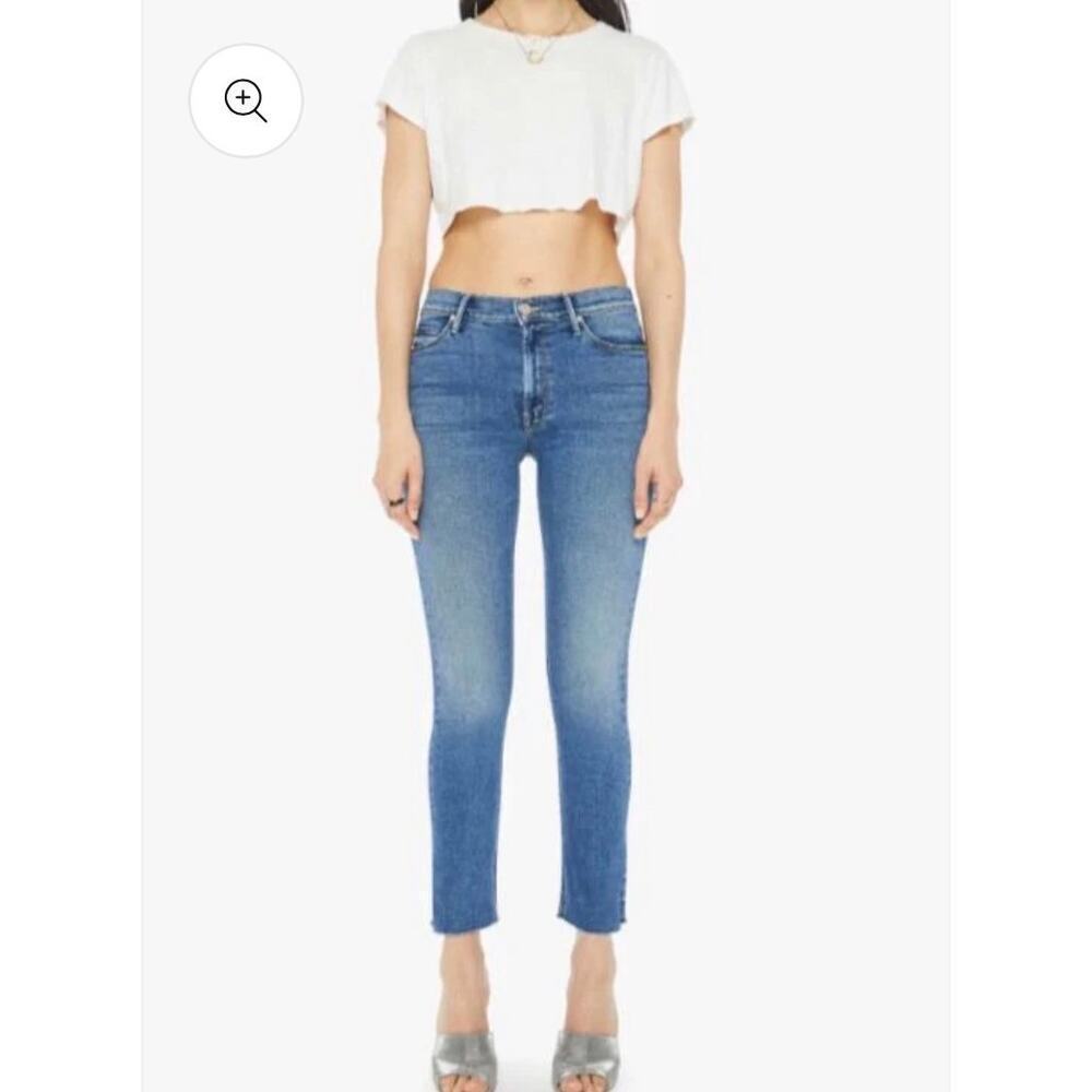 MOTHER Mid Rise Dazzler Jeans in What’s Your Sign Wash size 26 NWT